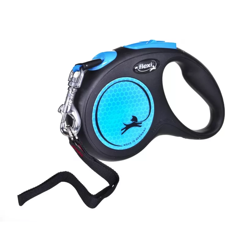 FLEXI New Neon M - navíjacie vodítko - 5 m
