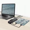 USB 3.2 Gen 1 hub, 7 portov s vypínačom, čierny