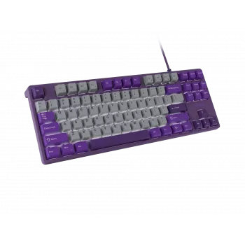 NATEC Fury herná klávesnica Kanabo K2 US bielo podsvietená mechanická sivo-fialová