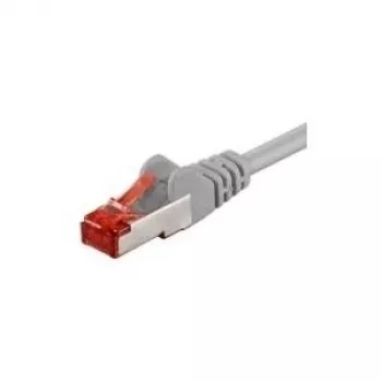 Wentronic Goobay CAT 6 patch kábel, S/FTP (PiMF), sivý, 3 m - LSZH bez halogénov, meď (50888)
