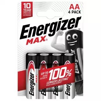 Alkalické batérie LR6/AA blister 4 ks MAX