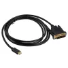 Akasa adaptérový kábel USB Type-C na DVI, čierny (AK-CBCA10-18BK)