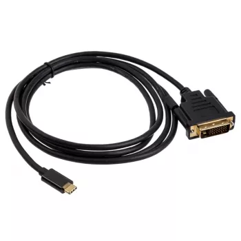 Akasa adaptérový kábel USB Type-C na DVI, čierny (AK-CBCA10-18BK)