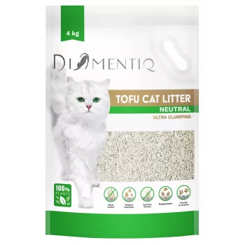 DIAMENTIQ Tofu Neutral Ultra hrudkujúce – rastlinný podstielka – 4 kg