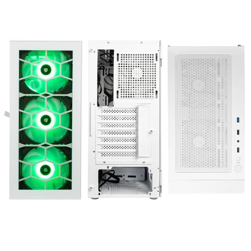Kolink Observatory HF Glass ARGB Midi-Tower - biela