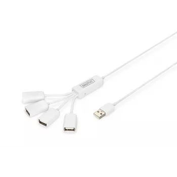 USB hub Digitus štíhly Spider DA-70216