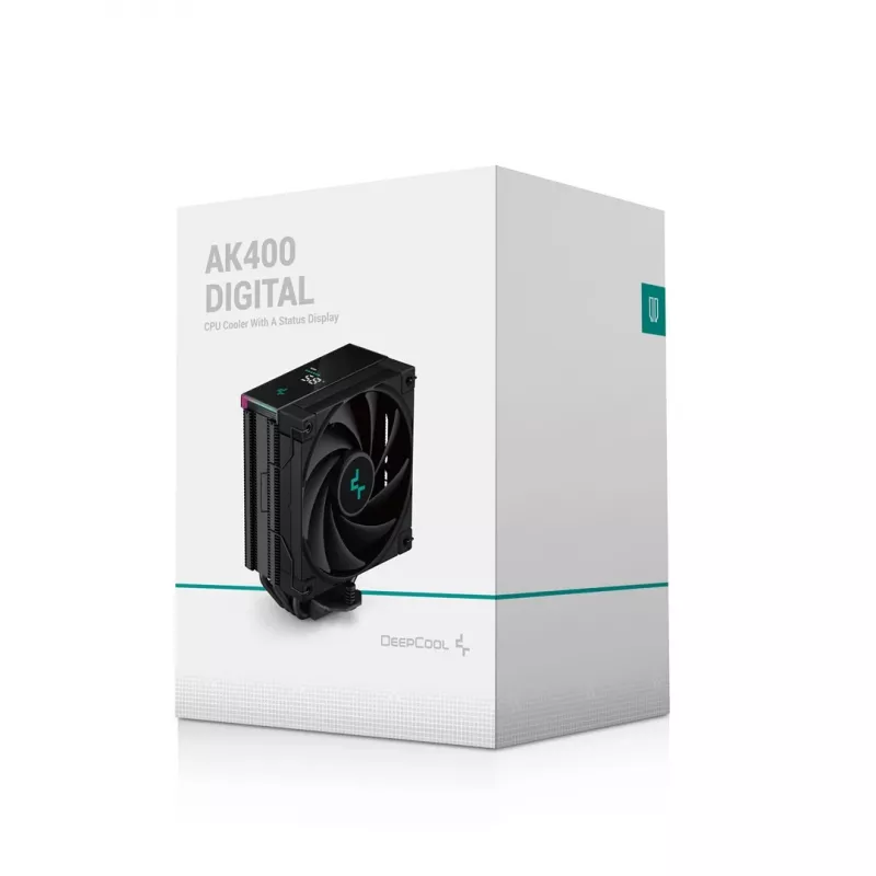 DeepCool AK400 DIGITAL procesorový vzduchový chladič 12 cm čierny 1 kus