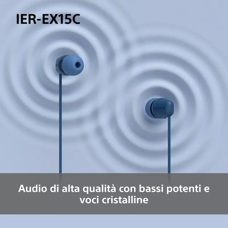 Sony IER-EX15C headset káblový in-ear hovory/hudba USB Type-C ružový