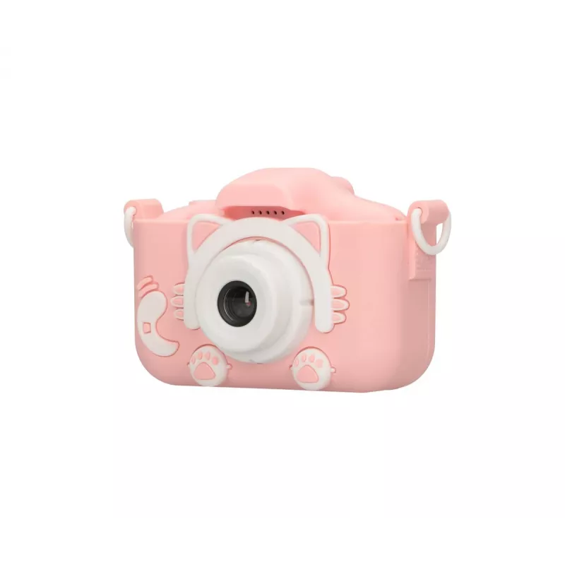 Digitálny fotoaparát pre deti Extralink H27 SINGLE PINK ružová biela 3 roky