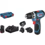 Bosch GSR 12V-15 FC Professional 1300 ot/min bez kľúča 600 g čierna, modrá