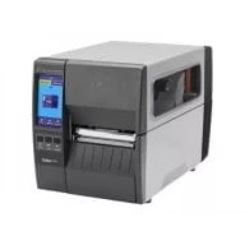 Zebra ZT231 ZT23142-T3E000FZ tlačiareň etikiet, termotransferová, 203 x 203 DPI, 305 mm/s, rolka 11,4 cm, odlepovanie s navíjaním podkladu, farebná dotyková obrazovka, USB, Ethernet, sériový port, Bluetooth, čierna