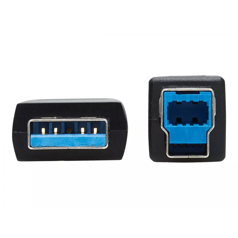 Eaton Tripp Lite séria USB 3.2 Gen 1 Plenum-certifikovaný sklolaminátový aktívny kábel (AOC) - A/B M/M, čierny, 20 m - USB kábel - USB Type-A (M) na USB Type-B (M) - USB 3.2 Gen 1 - 20,0 m - P