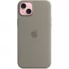 Silikónové puzdro Apple iPhone 15 Plus MagSafe Clay
