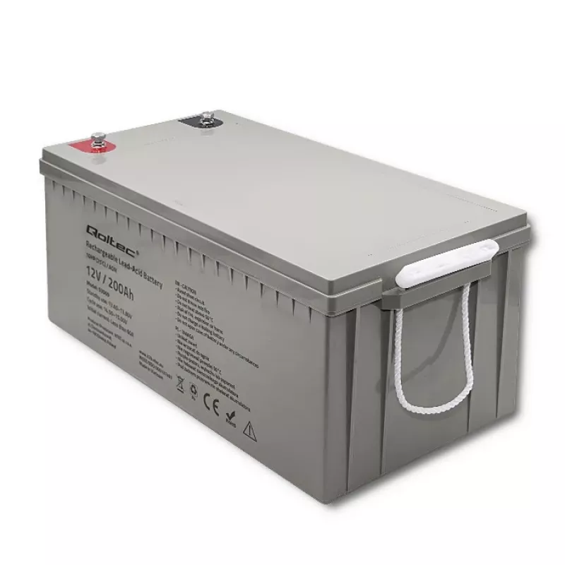 Nabíjateľná AGM batéria QOLTEC 53069 12V 200Ah pre záložné napájanie a UPS systémy