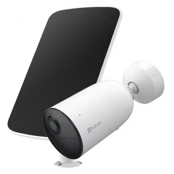 Batériová WLAN IP bezpečnostná kamera EZVIZ CB3 2K, 3 MP (2304x1296), 5200 mAh, IP65, vrátane solárneho panelu
