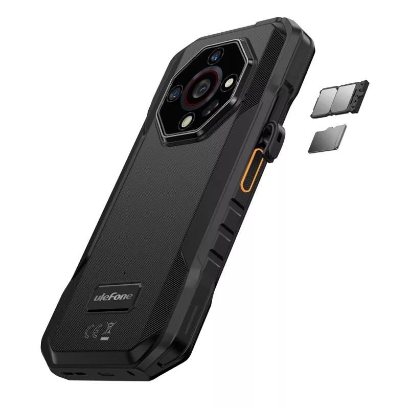 Ulefone Armor X32 Pro 5G smartfón, 5,65 palca, 8 GB RAM, 256 GB, IP69K, Android 14, Future Black