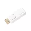 Kábelový prepínač pohlavia LogiLink CV0100 DisplayPort na HDMI biely