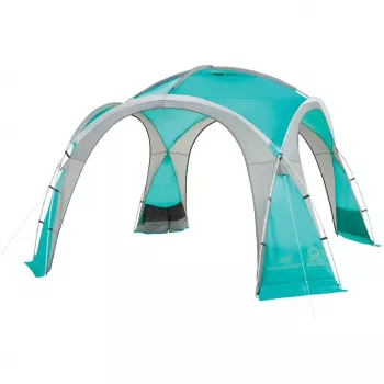 Event Dome Shelter XL, 4,5 x 4,5m, pavilón svetlomodrá/sivá