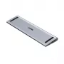 KVM switch Unitek D1106AGY01 USB-C Triple 4K dokovacia stanica s KVM, 3x USB-A, 5x USB-C, HDMI×2, DP×1, RJ-45, SD čítačka, 3840×2160@60Hz, hliník