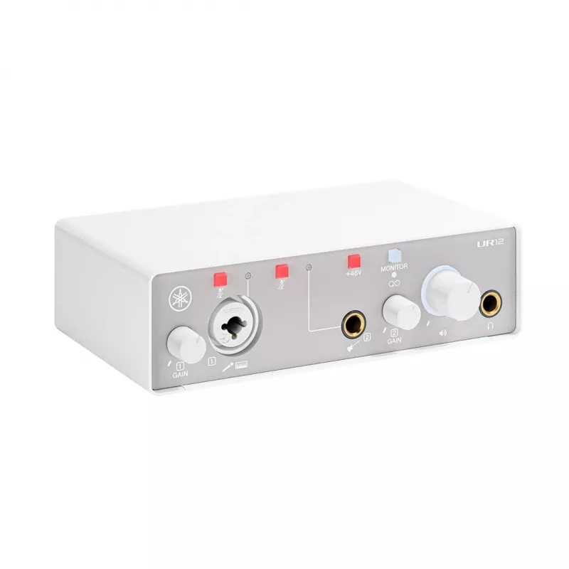 Audio rozhranie YAMAHA UR12MK3 White – kompaktné 2-in/2-out USB…