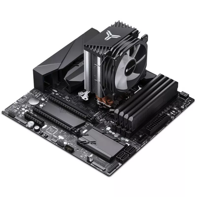 Jonsbo CR-1400 E vzduchový chladič procesora, 92 mm, čierny