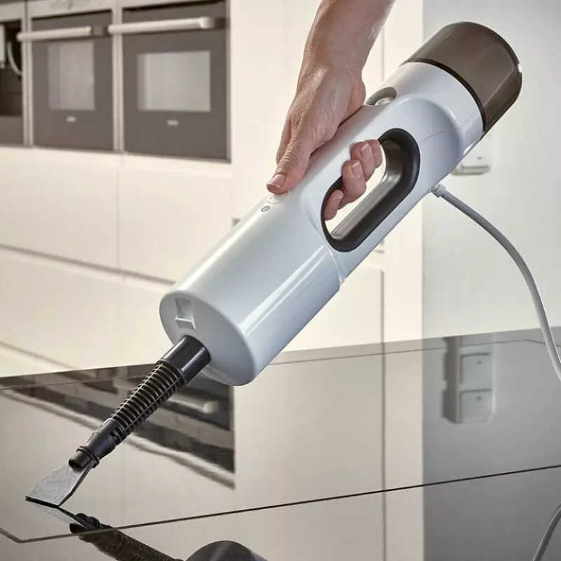 Prenosný parný čistič Severin SC 7142 0,4 L 1500 W antracitová biela