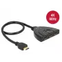 Delock HDMI UHD switch 3 x HDMI in > 1 x HDMI out 4K - video/audio prepínač - 3 x HDMI - desktop