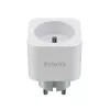 Smart zásuvka SAVIO AS-01 16A Wi‑Fi 2,4 GHz, konektor samec typ E/F, 220–240 V, 3680 W, biela