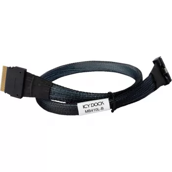 Icy Dock MB410L-B Serial Attached SCSI (SAS) kábel 0,5 m čierny