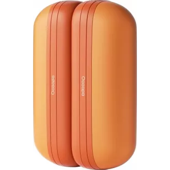 Nabíjateľné ohrievač rúk Ocoopa UT2s Mini, 5200 mAh (2×2600 mAh), hliník, oranžová