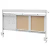 Oddeľovač na stôl Ergo Office ER-300 W, šírka 1250 mm, maximálne zaťaženie 10 kg