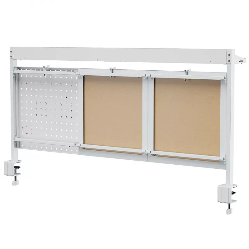 Oddeľovač na stôl Ergo Office ER-300 W, šírka 1250 mm, maximálne zaťaženie 10 kg