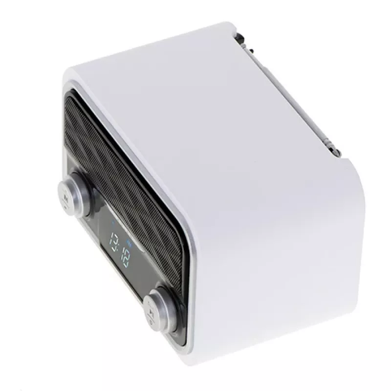 Prenosné rádio Adler AD 1185 – FM, Bluetooth 4.0, MP3, SD karta, AUX, 1800 mAh batéria, LCD displej, Micro-USB nabíjanie