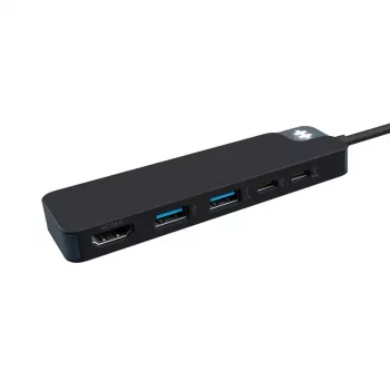 USB-C hub HYPER HD4101BKGL – 5-portový (USB-C, USB 3.2 Gen1 Type-A, HDMI 4K), 5000 Mbit/s, čierny