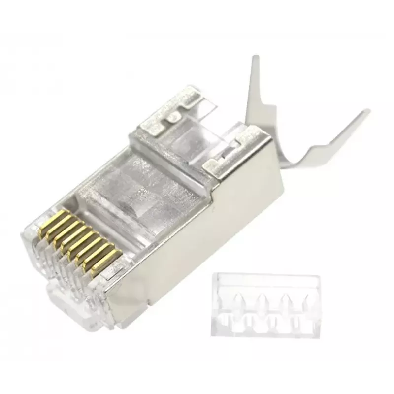 Konektor RJ45 GEMBIRD CAT7 8P8C pozlátený 15µm FTP/SFTP balenie 50 ks