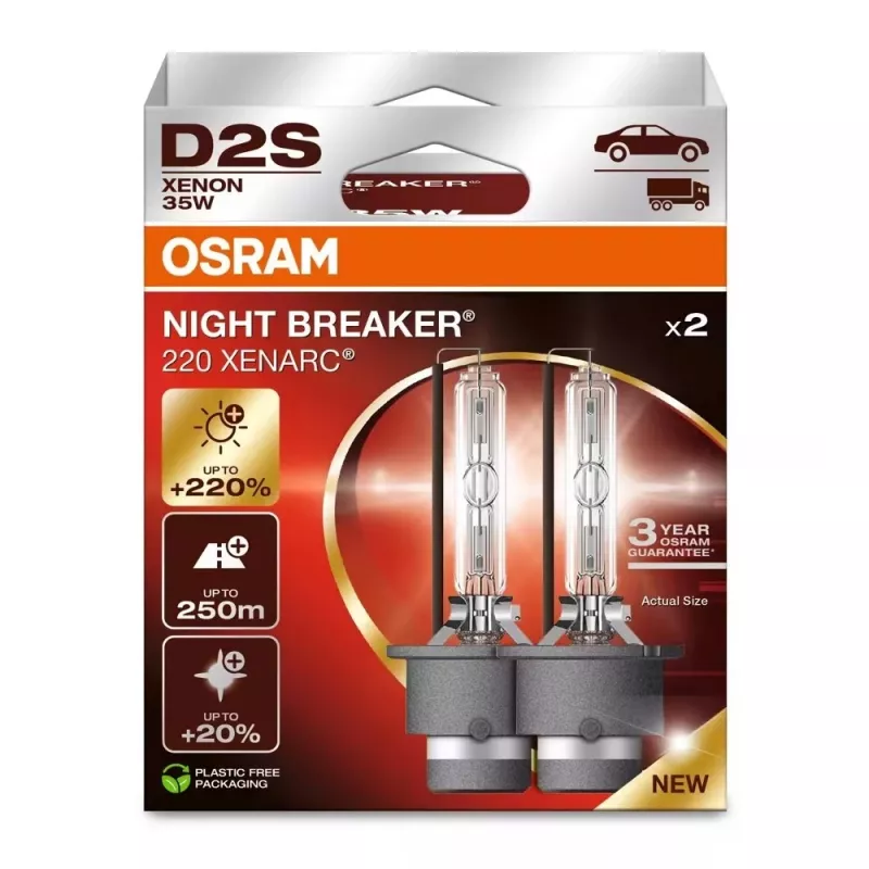 Automobilová HID xenónová lampa Ledvance D2S 85V 35W P32D-2 4500K