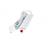 Microconnect MC-UKSURGESTRIP4-2M predlžovací kábel 4 AC zásuvky interiérový biely