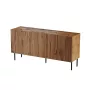 Komoda cama meble JUNGLE 152x40,5x74,5 cm — dub wotan, čierne nohy, drevotrieska