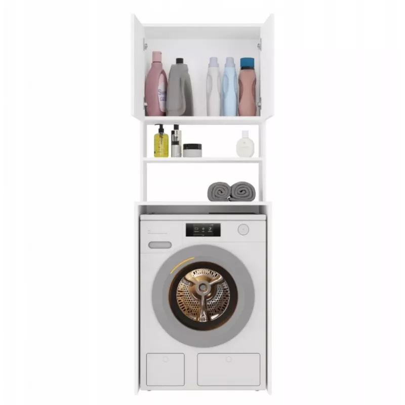 top e shop POLA MULTI skrinka do práčovne pre práčku - biela