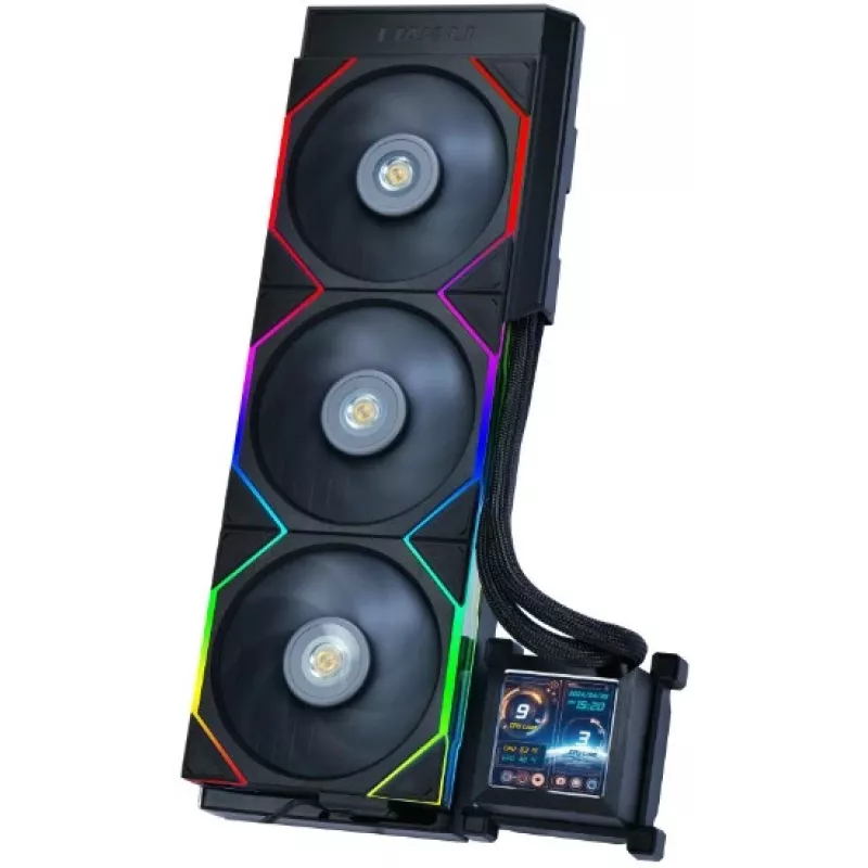 All-in-One kvapalinový chladič Lian Li HydroShift LCD 360S 12 cm čierny