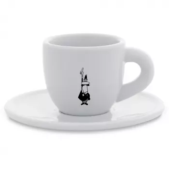 Bialetti Moka pohár Istituzionale biela, porcelán