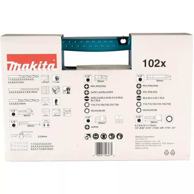 Sada vrtákov a bitov B-68432 (102-dielna)