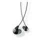 Shure SE112-GR káblové in-ear slúchadlá pre hovory/hudbu, čierna, sivá