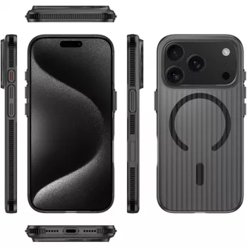 4smarts Design Case Aero pre iPhone 17 Pro, čierne (541641)