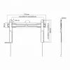 Sbox PLB-5746F pevný držiak na plochý monitor pre LED TV 37-70 35kg