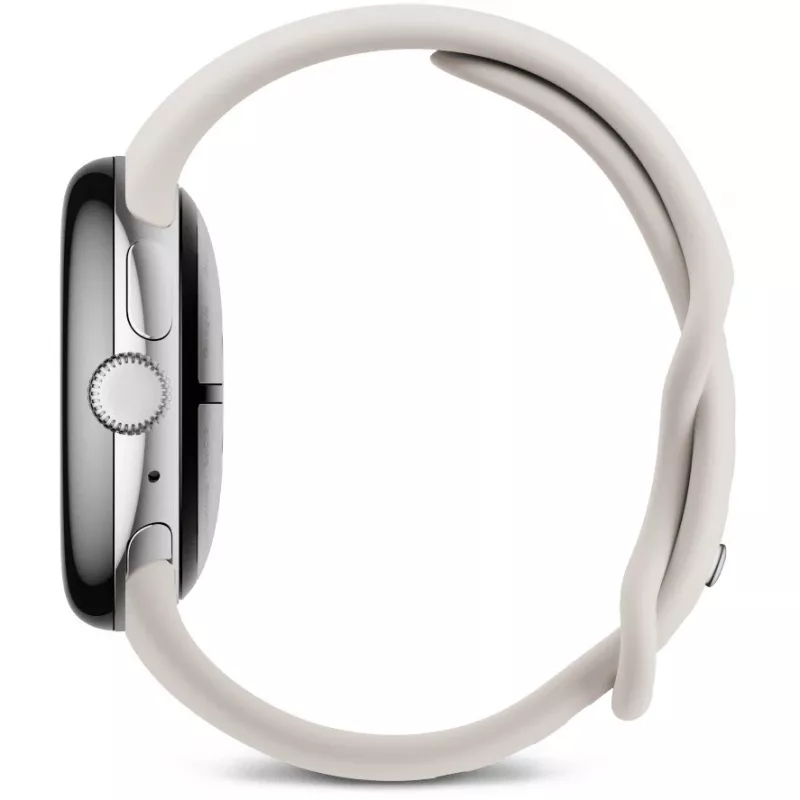 Google Pixel Watch 3 AMOLED 41 mm digitálny dotykový displej strieborná Wi-Fi GPS (satelit)