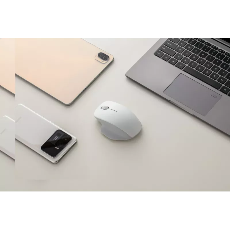 Bezdrôtová myš Xiaomi Myš Comfort Edition 2,4 GHz, ergonomická, vysokopresné sledovanie, biela
