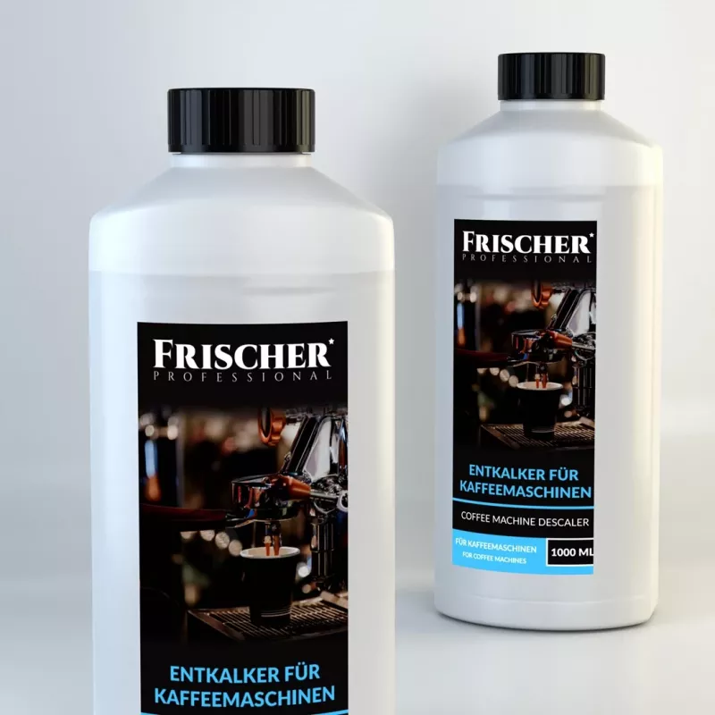 Odvápňovač FRISCHER FR00013_1000 koncentrát 1 l pre domáce kávovary
