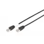 Digitus sieťový kábel CAT 6 S/FTP outdoorový patch kábel RJ-45 Cat6 10 m čierny