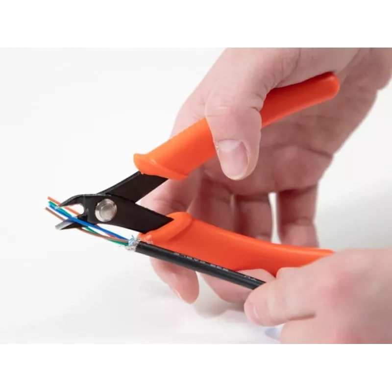 Bočné štípacie kliešte DeLOCK bočné štípacie kliešte oranžové 12,7 cm